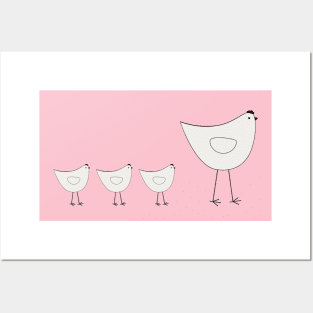 Free Roaming Farm Hens Posters and Art